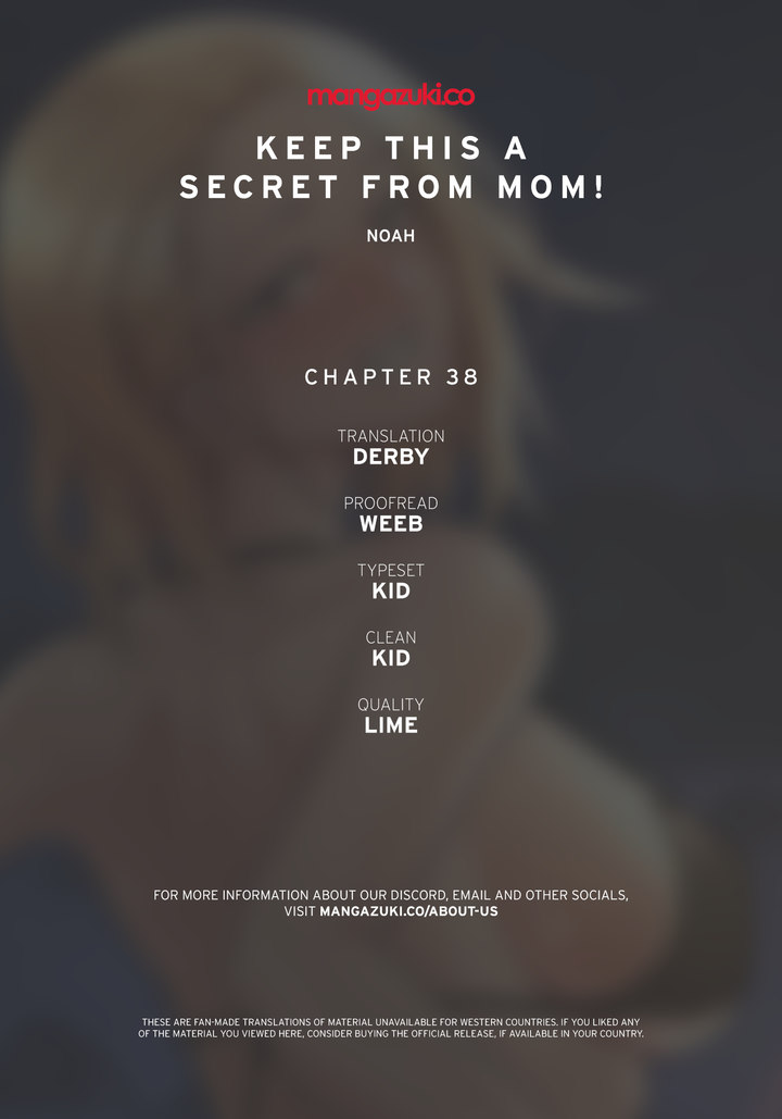 Keep it a secret from your mother! - Chapter 38 Page 1