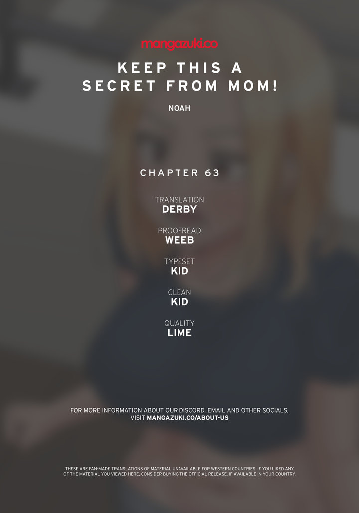 Keep it a secret from your mother! - Chapter 63 Page 1