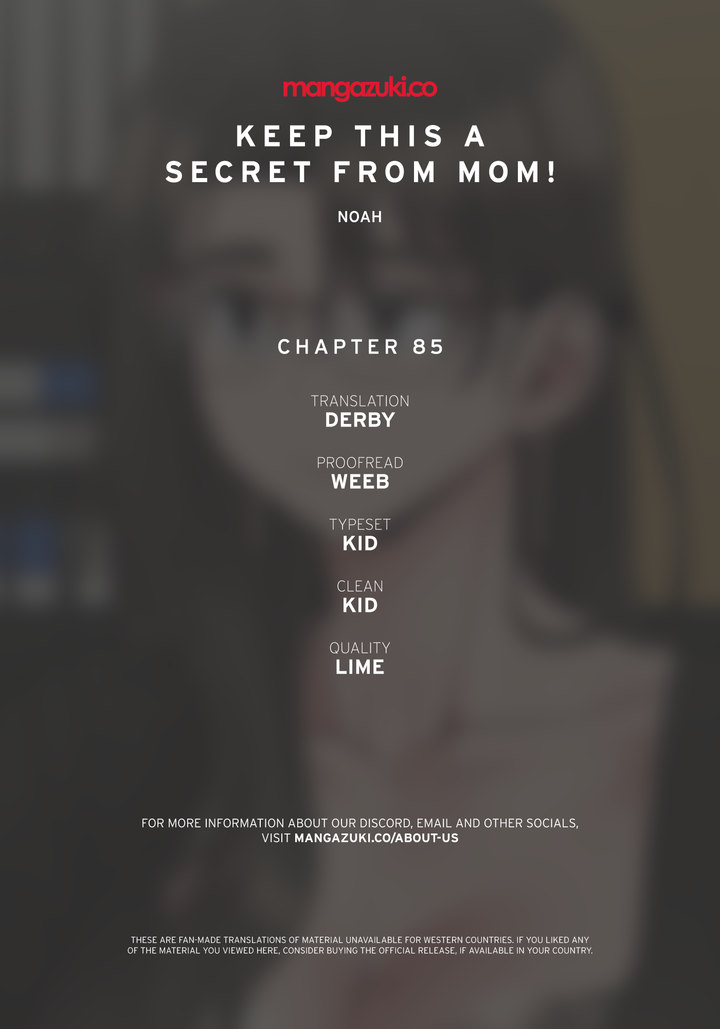 Keep it a secret from your mother! - Chapter 85 Page 1
