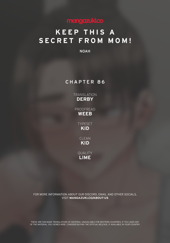 Keep it a secret from your mother! - Chapter 86 Page 1