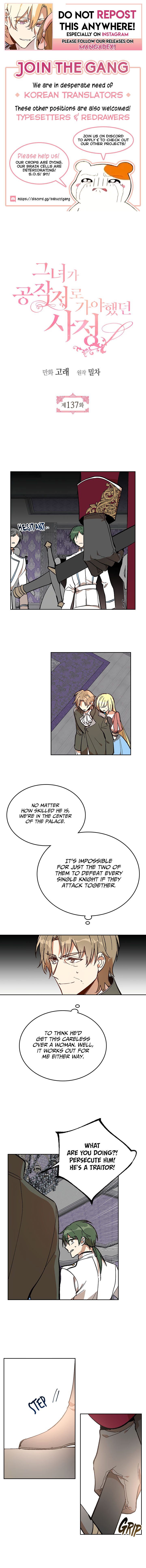 The Reason Why Raeliana Ended up at the Duke’s Mansion - Chapter 137 Page 1