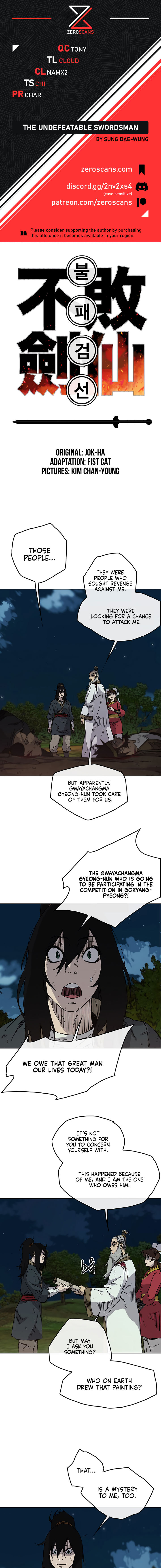 The Undefeatable Swordsman - Chapter 7 Page 1