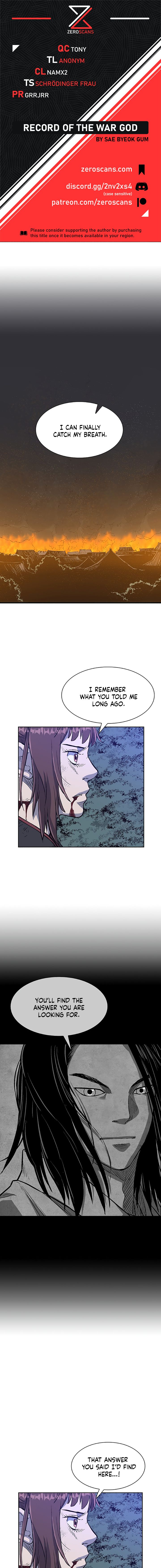 Record of the War God - Chapter 67 Page 1