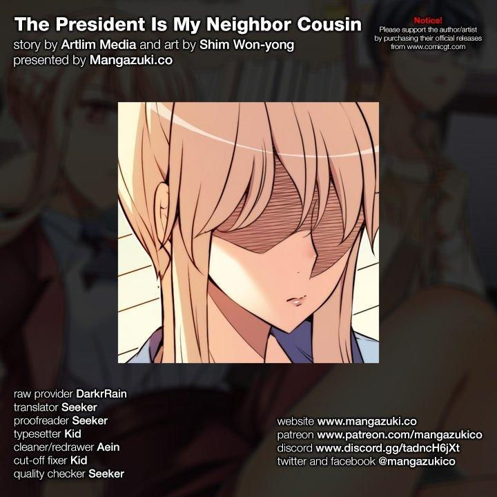 The President Is My Neighbor Cousin - Chapter 38 Page 1