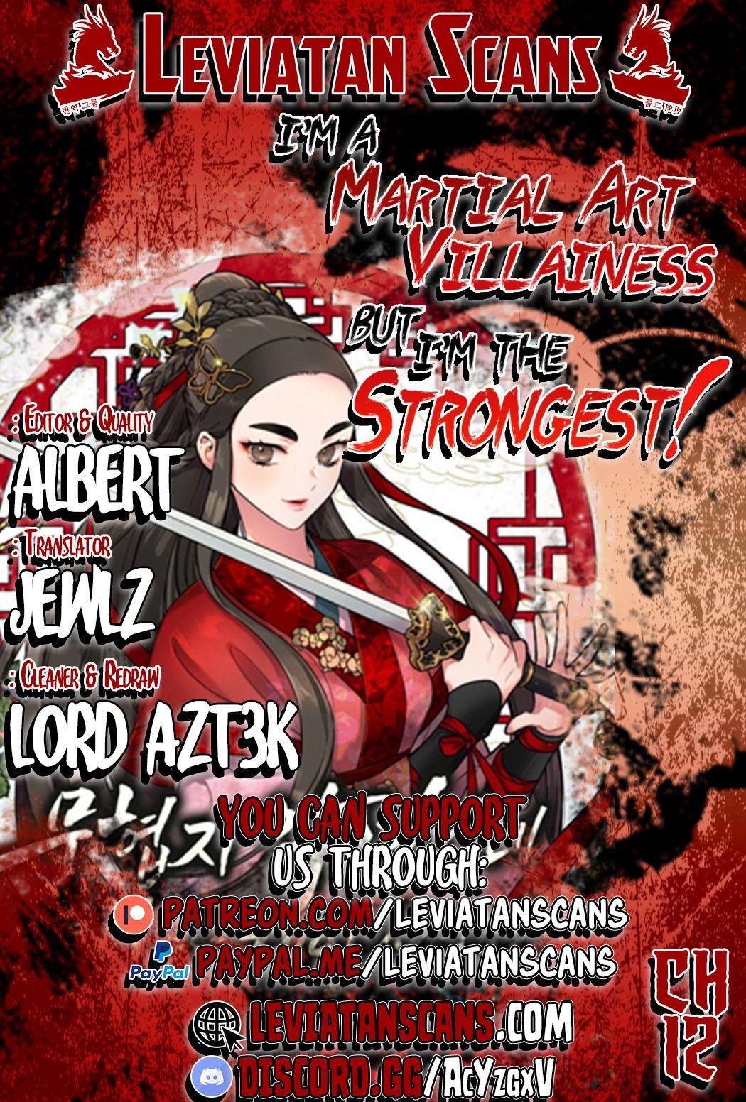 I'm a Martial Art Villainess, but I'm the Strongest! - Chapter 12 Page 1