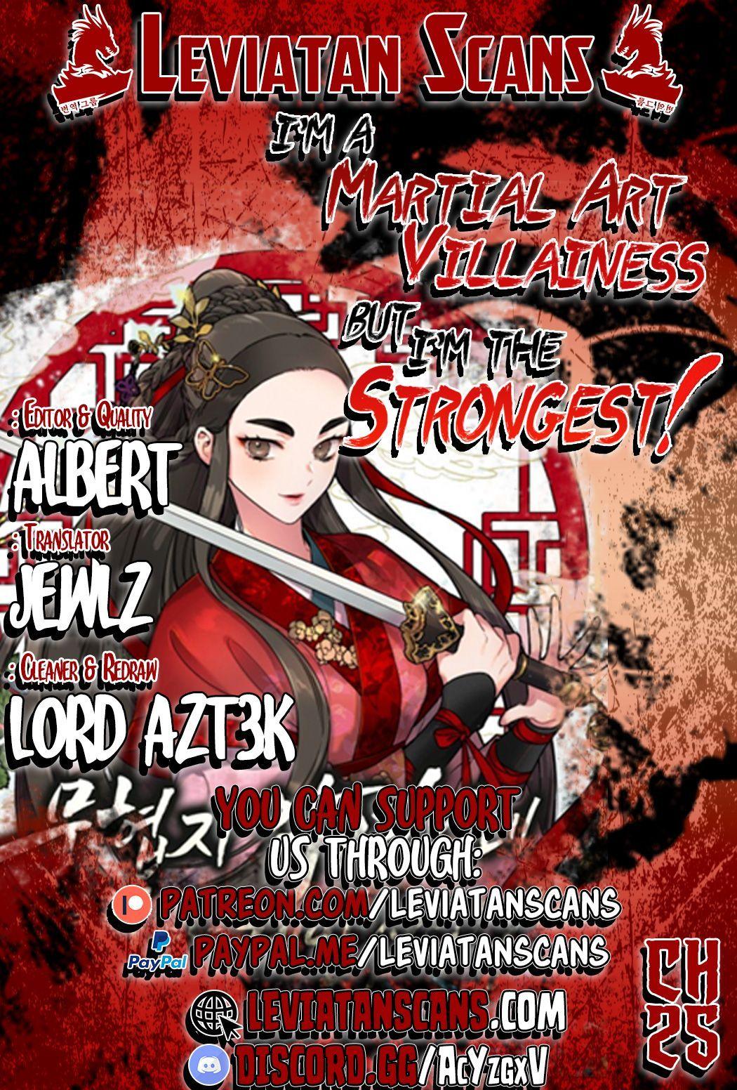 I'm a Martial Art Villainess, but I'm the Strongest! - Chapter 24 Page 1