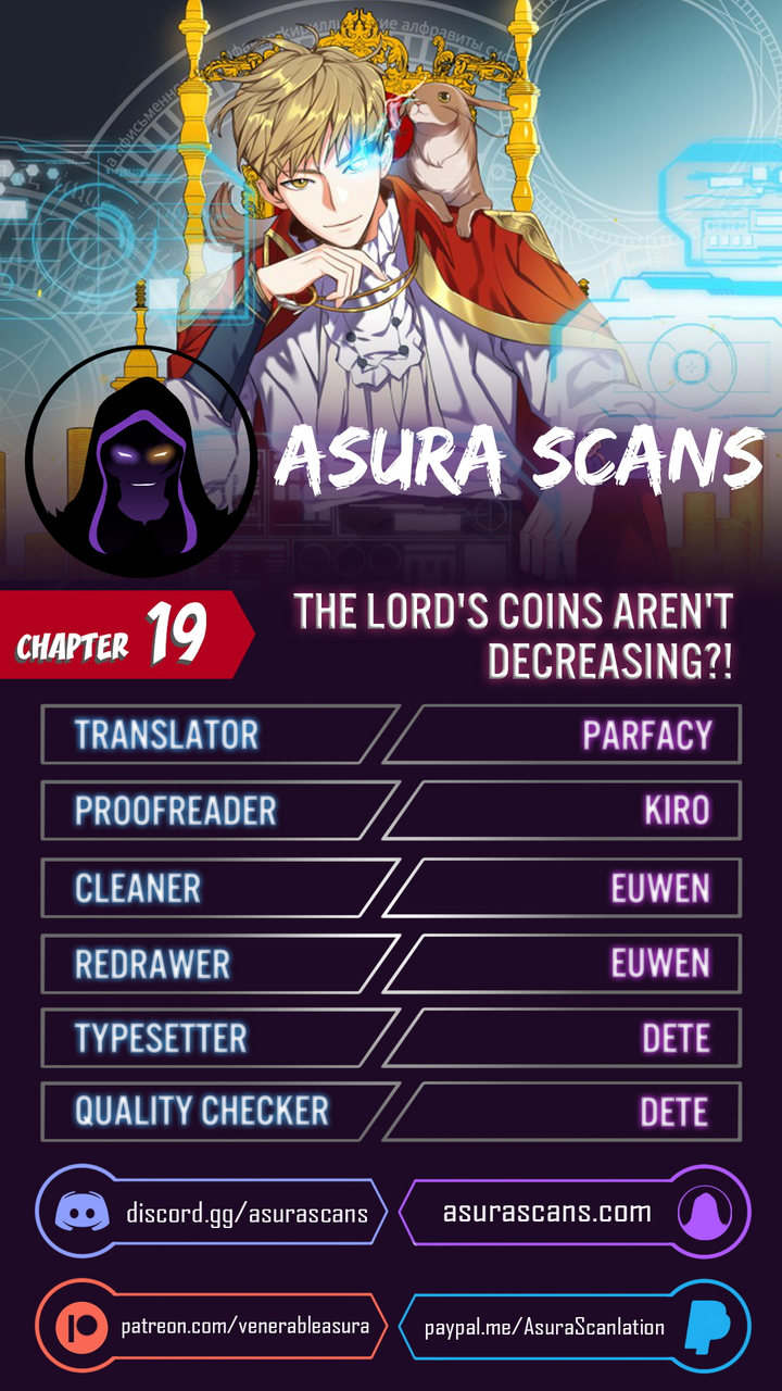 The Lord’s Coins Aren’t Decreasing?! - Chapter 19 Page 1