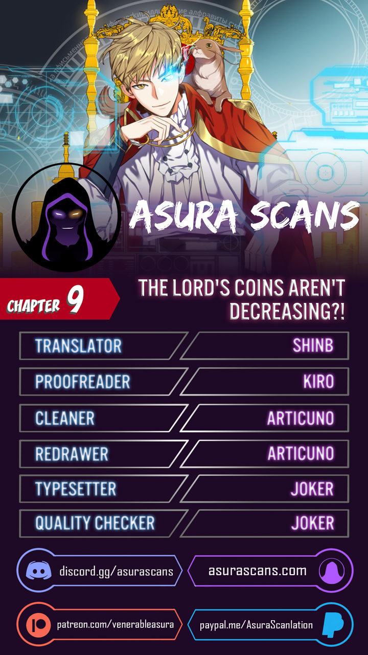 The Lord’s Coins Aren’t Decreasing?! - Chapter 9 Page 1