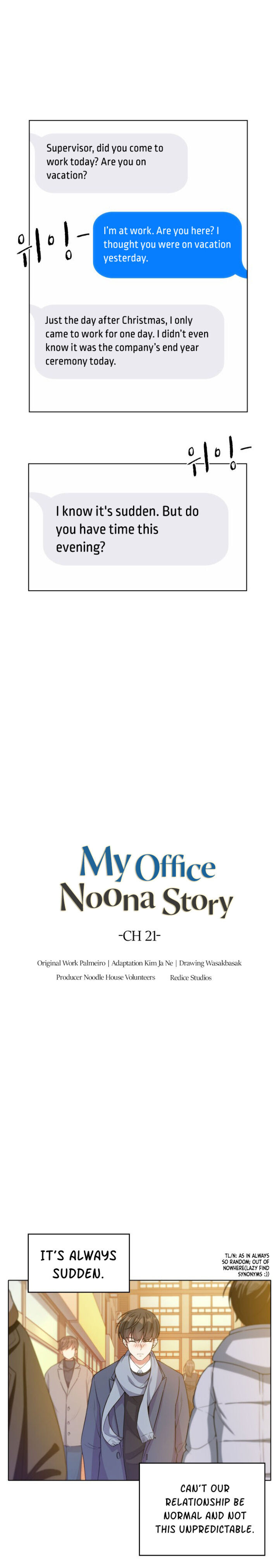 My Office Noona’s Story - Chapter 21 Page 5