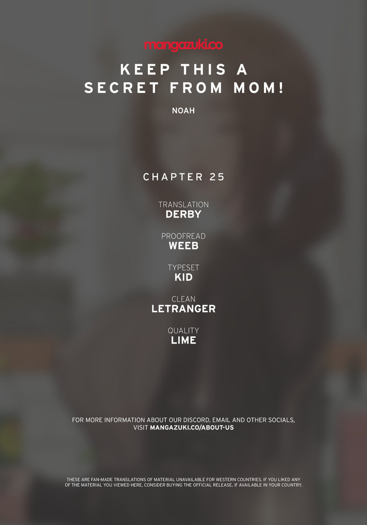 Keep it a secret from your mother! - Chapter 25 Page 1