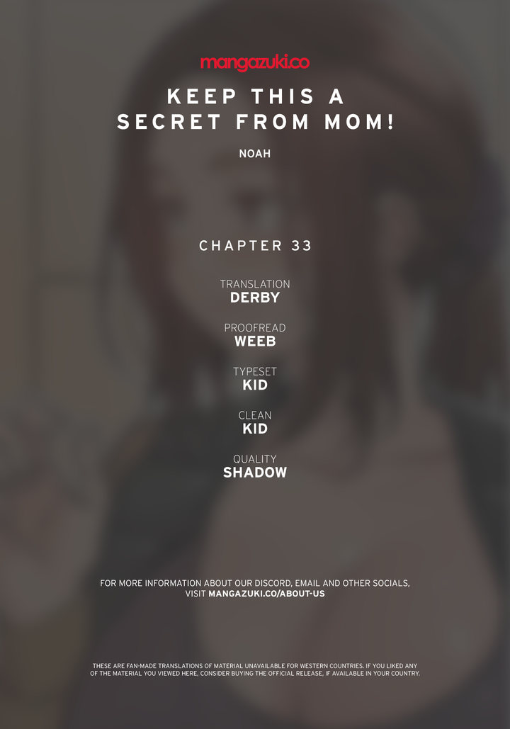 Keep it a secret from your mother! - Chapter 33 Page 1