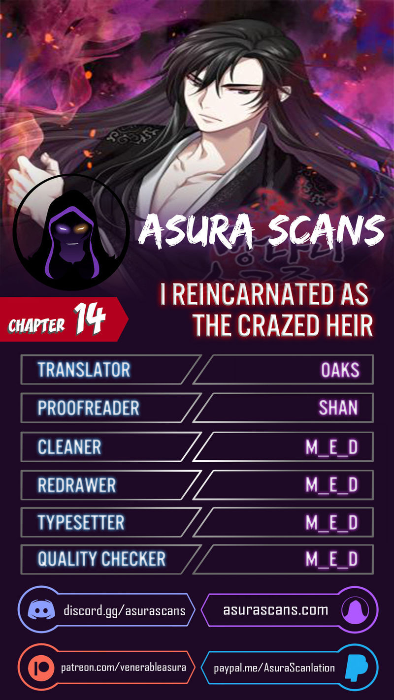I Reincarnated As The Crazed Heir - Chapter 14 Page 1