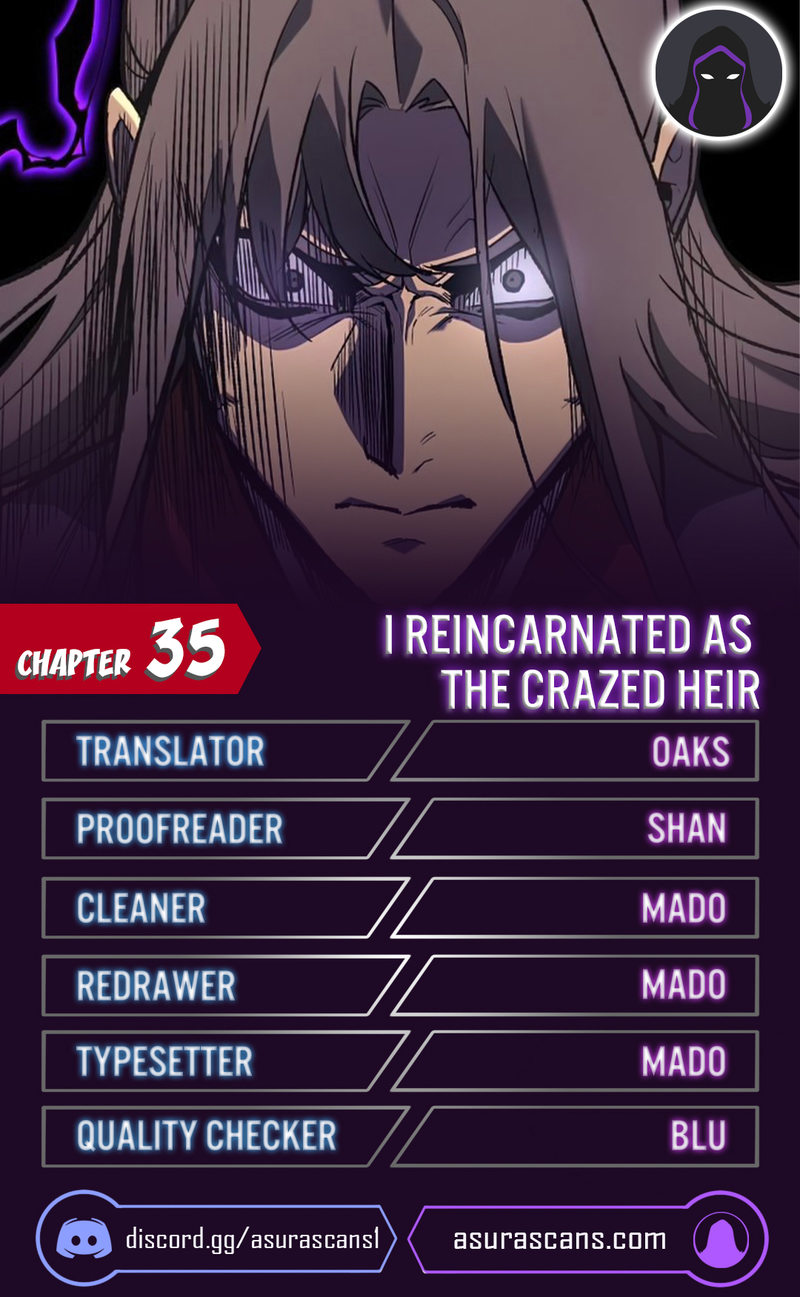 I Reincarnated As The Crazed Heir - Chapter 35 Page 1