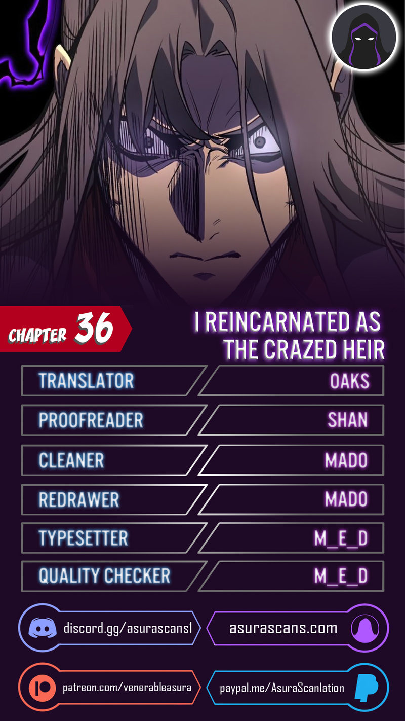 I Reincarnated As The Crazed Heir - Chapter 36 Page 1