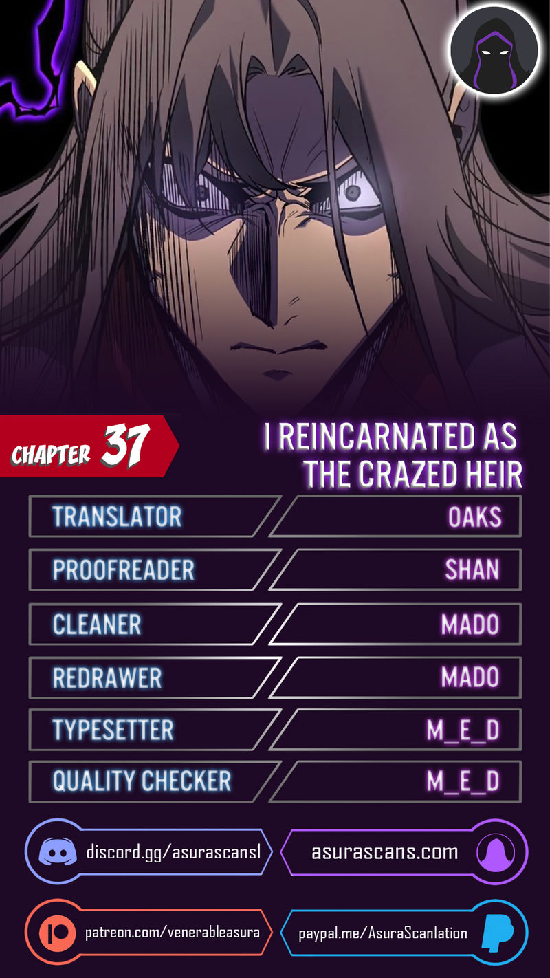 I Reincarnated As The Crazed Heir - Chapter 37 Page 1