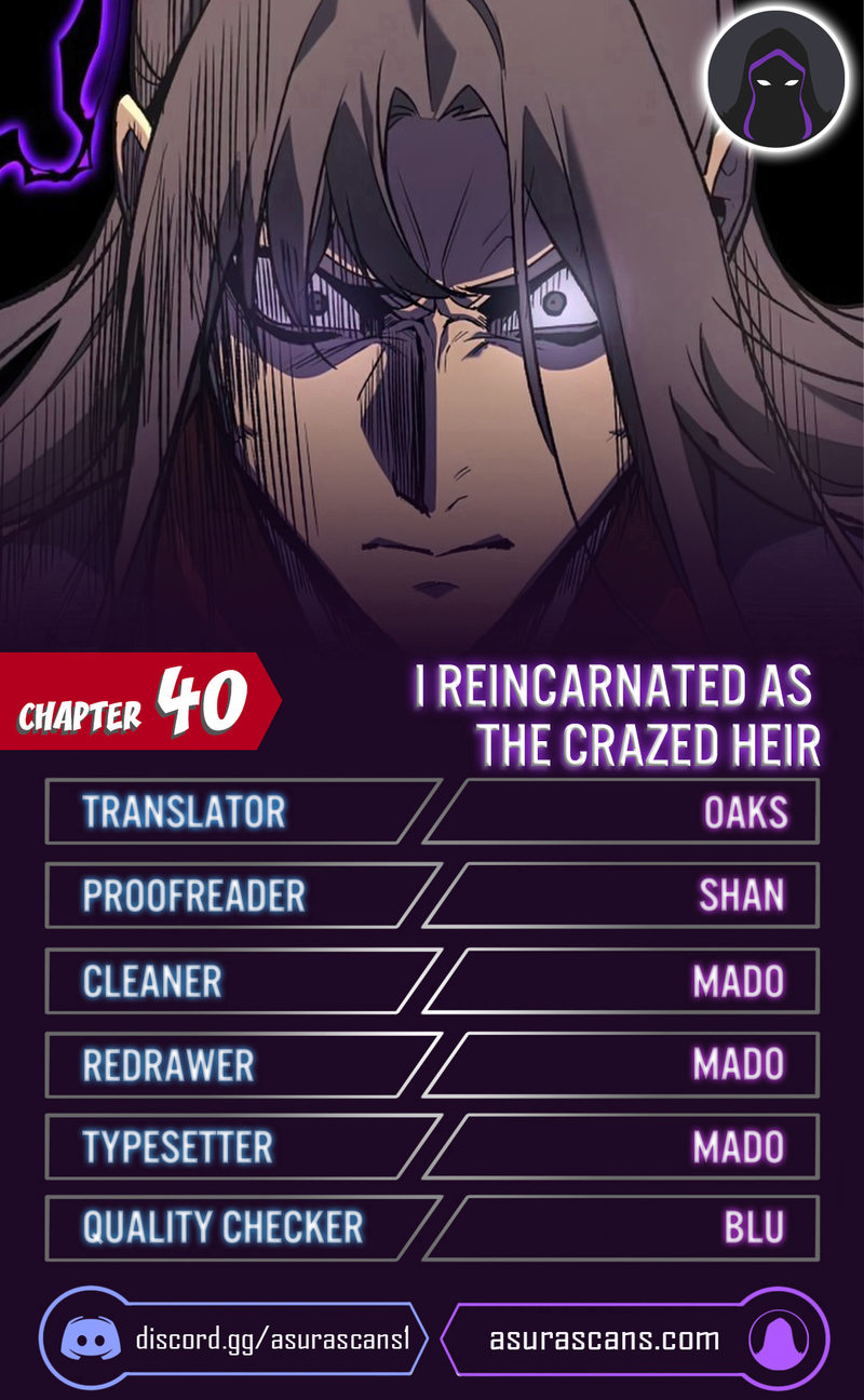 I Reincarnated As The Crazed Heir - Chapter 40 Page 1