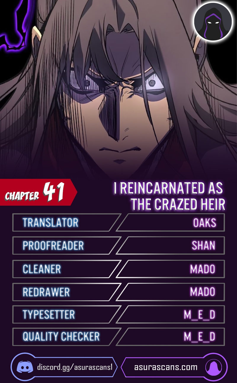 I Reincarnated As The Crazed Heir - Chapter 41 Page 1