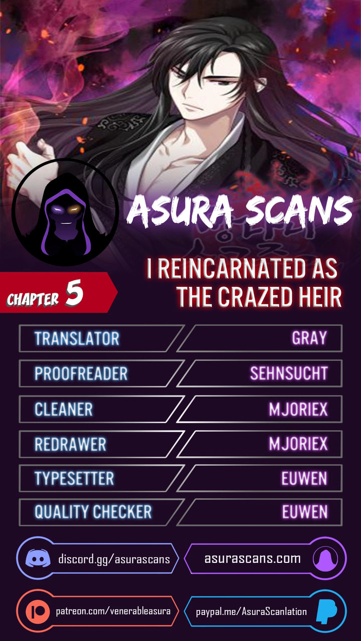 I Reincarnated As The Crazed Heir - Chapter 5 Page 1