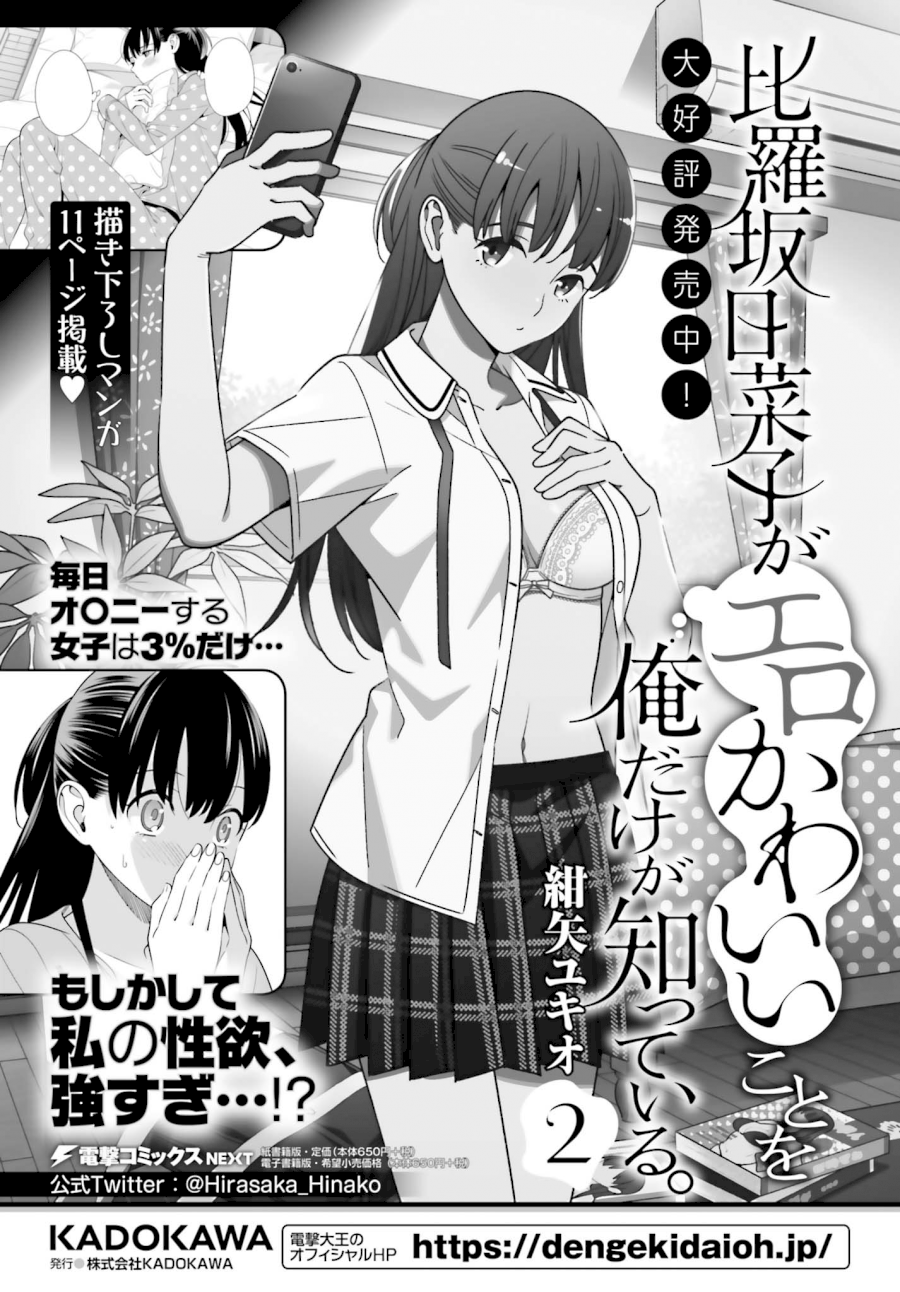 Hirasaka Hinako ga Ero Kawaii koto wo Ore dake ga Shitteiru - Chapter 13 Page 1