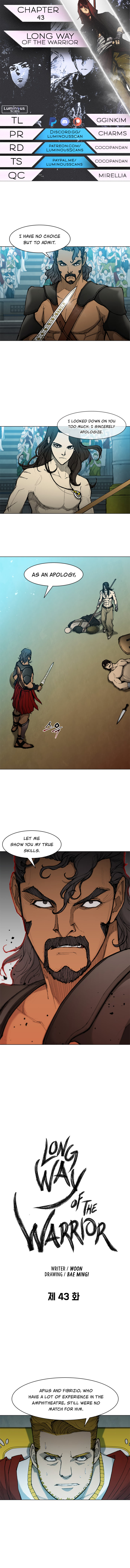 The Long Way Of The Warrior - Chapter 43 Page 1