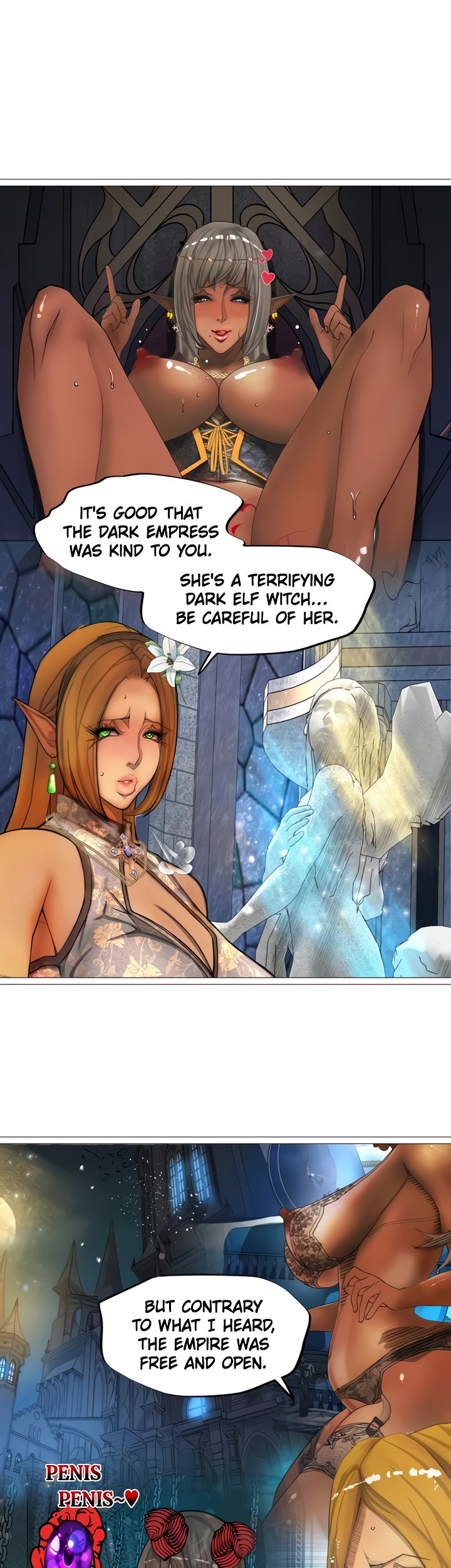 The DARK ELF QUEEN and the SLAVE ORC - Chapter 30 Page 1