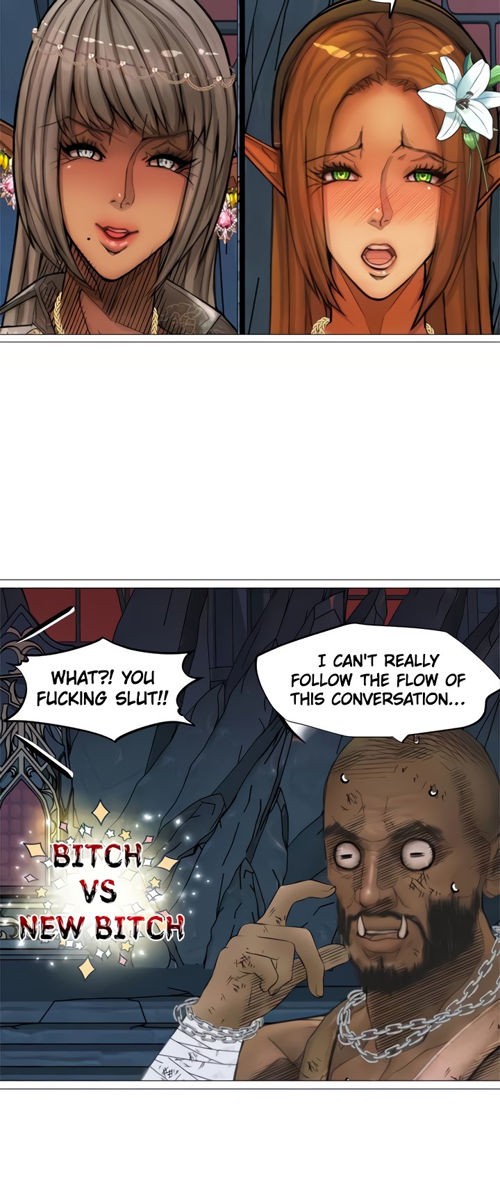 The DARK ELF QUEEN and the SLAVE ORC - Chapter 31 Page 12