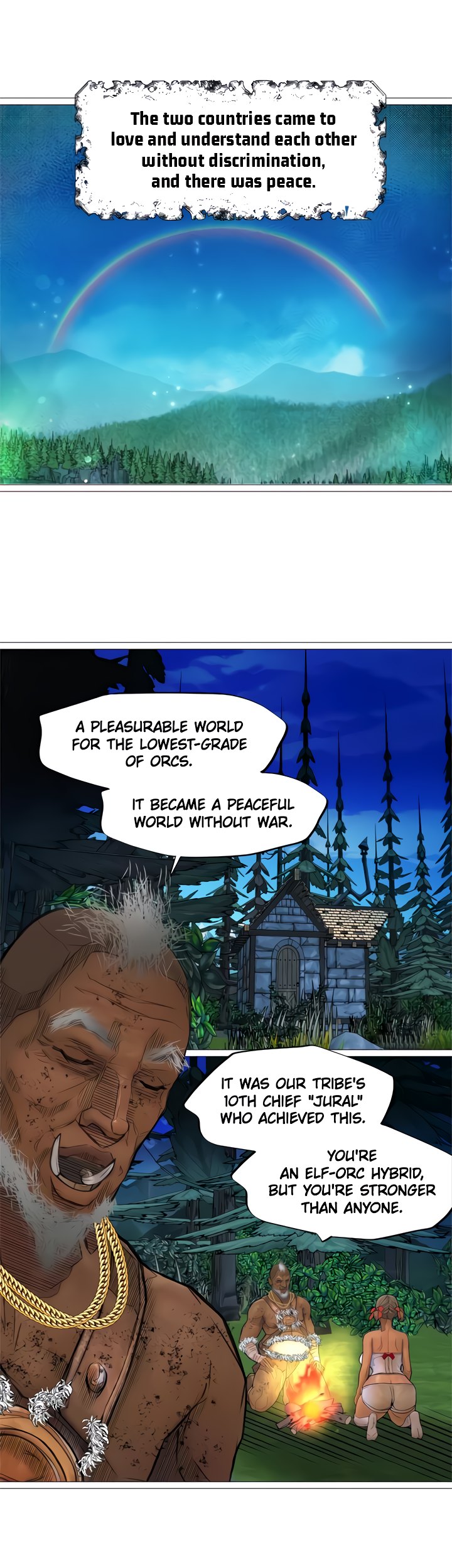The DARK ELF QUEEN and the SLAVE ORC - Chapter 31 Page 35